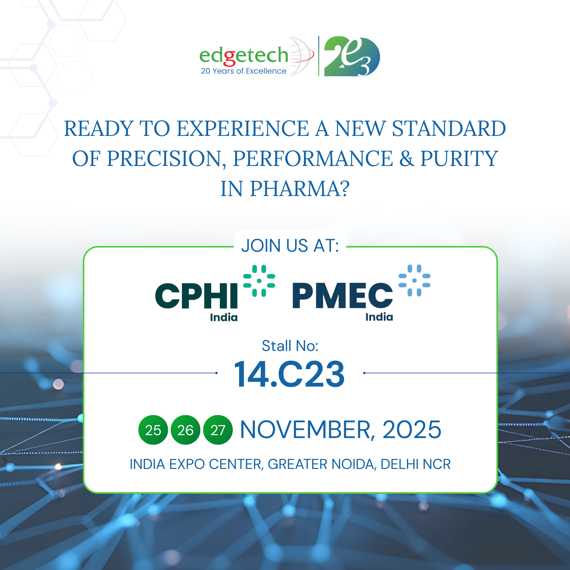 PMEC India 2025 Banner