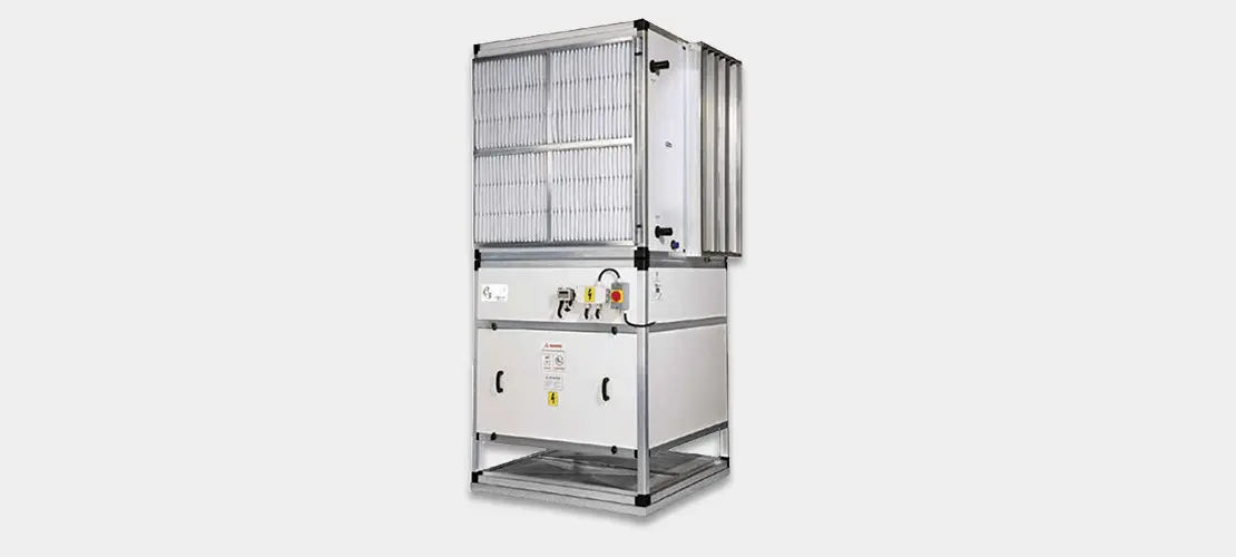 edgetech raised floor air handling unit